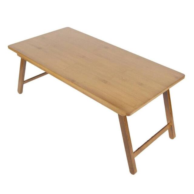 KORVIXA Bamboo Folding Tatami Coffee Table Low Table in Brown - Size: 0.6m2 - image 1