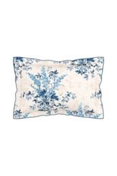 V&A 'Larkspur Meadow' Cotton Duvet Cover Set in Blue - Size: Single - thumbnail 3