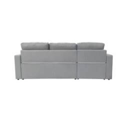 sweeek 3-seater compact reversible corner sofa bed in Light Grey - thumbnail 9