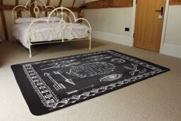Benjamin Tate Design Boho Style Motivating Phrase Rug in Natural - Size: Large - thumbnail 3