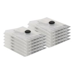 Harbour Housewares Vacuum Storage Bags - Medium (50 x 70cm) - White - Pack of 10 - thumbnail 1
