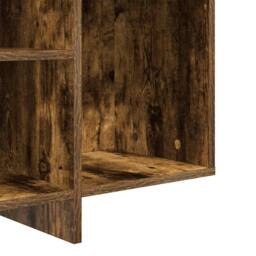 Berkfield Home Sideboard Smoked Oak 120x30x75 cm Engineered Wood in Brown - Size: 120 x 30 x 75 cm - thumbnail 8