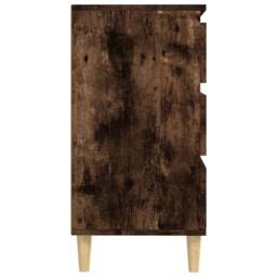Berkfield Home Sideboard Smoked Oak 60x35x70 cm Engineered Wood in Brown - Size: 60 x 35 x 70 cm - thumbnail 8