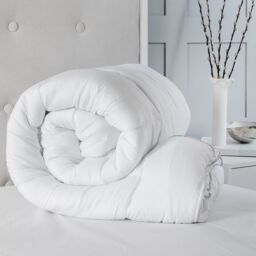Snug City 10cm Extra Thick Microfibre Soft Touch 4 Inch Mattress Topper in White - Size: Super King - thumbnail 2