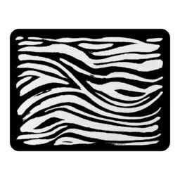 Benjamin Tate Design Zebra Print Blanket in Natural - Size: 120 cm x 150 cm - thumbnail 1
