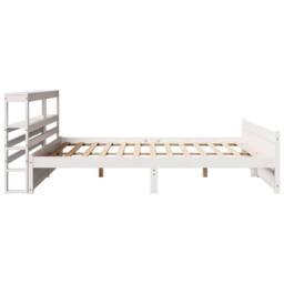 Berkfield Home Bed Frame with Headboard without Mattress White 180x200 cm Super King - thumbnail 7