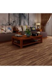 Living and Home 36Pcs PVC Wooden Self-adhesive Laminate Flooring Planks for Home Decor in Brown