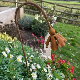 Poppyforge Cowslip Garden Art (Pack of 3) - Steel - W6 x H100 cm in Brown - thumbnail 3