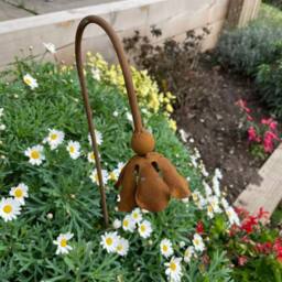 Poppyforge Cowslip Garden Art (Pack of 3) - Steel - W6 x H100 cm in Brown - thumbnail 4