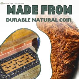 Marco Paul Beige Coir Sausage dog Nonslip Doormat Insert - Size: 100 cm diameter - thumbnail 7