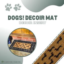 Marco Paul Beige Coir Sausage dog Nonslip Doormat Insert - Size: 100 cm diameter - thumbnail 4