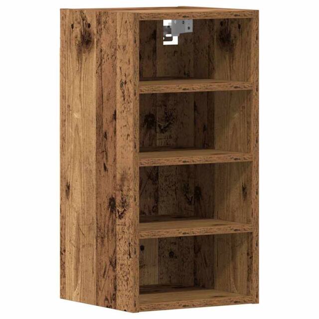 Berkfield Home Hanging Cabinet Old Wood 30x29.5x60 cm Engineered Wood in Brown - image 1