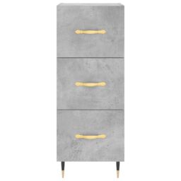 Berkfield Home Sideboard Concrete Grey 34.5x34x90 cm Engineered Wood - thumbnail 6
