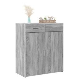 Berkfield Home Sideboard Grey Sonoma 80x42.5x93 cm Engineered Wood - thumbnail 3