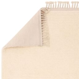 The Rug Shop UK Cream Modern Kilim Easy to clean Hand Made Plain Plain Area Rug - Size: 160 cm x 230 cm - thumbnail 6