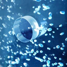Primrose Bubble Water Wall Colour Changing LEDs Stainless Steel 183cm in Metallic Silver - thumbnail 2