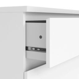 Wyld Haus Budapest 3 Drawer White Chest Laminated Board - thumbnail 7