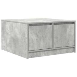 Berkfield Home Coffee Table with Drawers Concrete Grey 70.5x70x40 cm - thumbnail 8