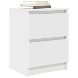 Berkfield Home TV Cabinet White 40x35x54 cm Engineered Wood - Size: 40 x 35 x 54 cm - thumbnail 4