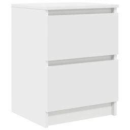 Berkfield Home TV Cabinet White 40x35x54 cm Engineered Wood - Size: 40 x 35 x 54 cm - thumbnail 2