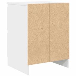 Berkfield Home TV Cabinet White 40x35x54 cm Engineered Wood - Size: 40 x 35 x 54 cm - thumbnail 8