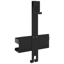 Berkfield Home Hanging Shower Caddy Matt Black Brushed 304 Stainless Steel - thumbnail 6