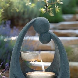 Charles Bentley Tay Cascading Water Feature in Dark Blue - thumbnail 2