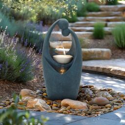 Charles Bentley Tay Cascading Water Feature in Dark Blue - thumbnail 1