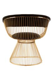 Orsina Elegant Black Velvet & Gold Finish Chair, Durable & Sturdy Dining Chair, Versatile Breakfast Room Chair - thumbnail 4