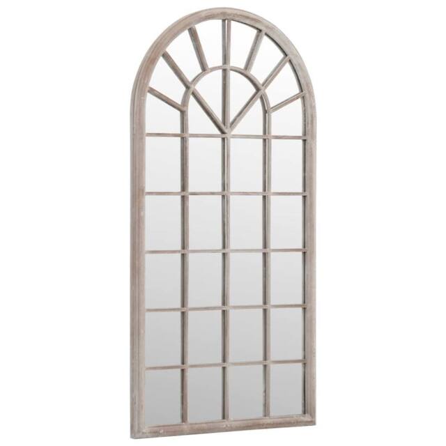 Berkfield Home Garden Mirror Sand 90x45 cm Iron for Outdoor Use in Beige - image 1