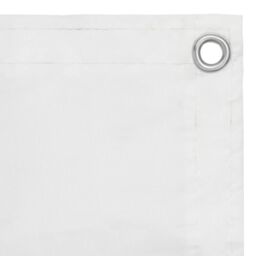 Berkfield Home Balcony Screen White 120x600 cm Oxford Fabric - thumbnail 2