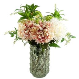 Leaf 75cm Artificial Extra Large Reflex Chrysanthemum White - thumbnail 5
