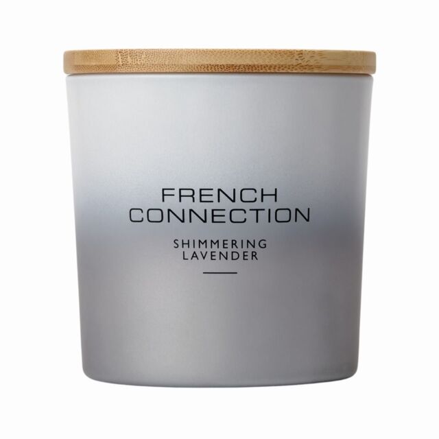 French Connection Ombre Collection - Shimmering Lavender Candle 200G (1-Wick) - FCC006SS in Silver - Size: Large - image 1