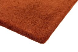 The Rug Shop UK Modern Plain Shaggy Anti-Shed Easy To Clean Area Rug in Orange - Size: 160 cm x 230 cm - thumbnail 3