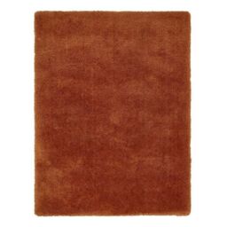 The Rug Shop UK Modern Plain Shaggy Anti-Shed Easy To Clean Area Rug in Orange - Size: 160 cm x 230 cm - thumbnail 6