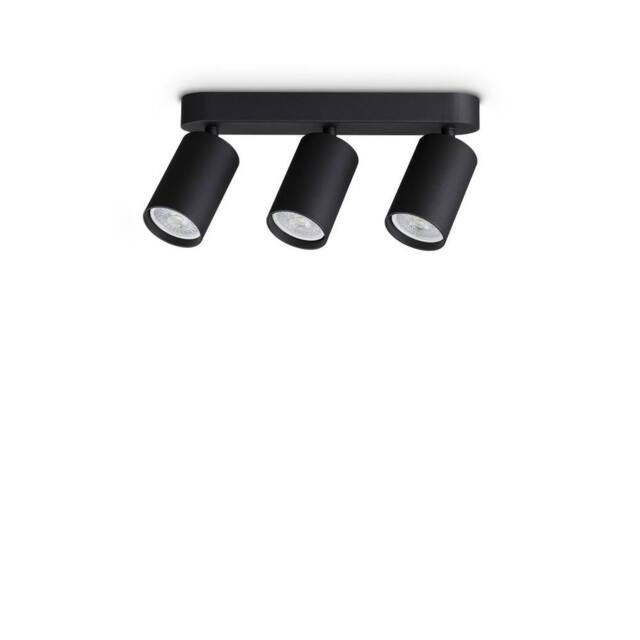 Netlighting Dynamite Ceiling Spotlight Bar Black 3x GU10 - image 1
