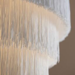 Netlighting 'VARESE' Stylish Dimmable Indoor 3 Light Fabric Ceiling Pendant in Gold - thumbnail 5