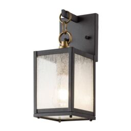 Netlighting Kichler Lahden Outdoor Wall Lantern Weathered Zinc IP44 in Grey - thumbnail 1
