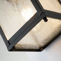 Netlighting Kichler Lahden Outdoor Wall Lantern Weathered Zinc IP44 in Grey - thumbnail 4