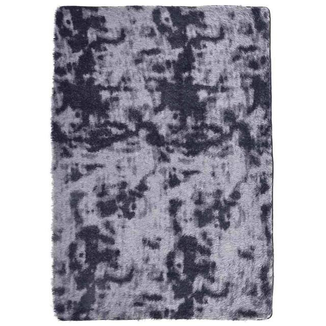 Berkfield Home Shaggy Rug High Pile NAVARRA Dark Grey 240x340 cm Polyester - Size: Medium - image 1