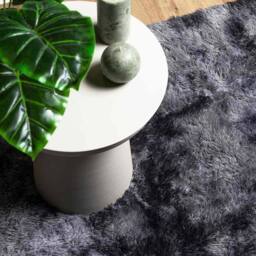 Berkfield Home Shaggy Rug High Pile NAVARRA Dark Grey 240x340 cm Polyester - Size: Medium - thumbnail 8