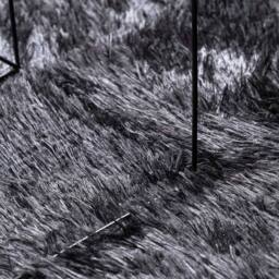 Berkfield Home Shaggy Rug High Pile NAVARRA Dark Grey 240x340 cm Polyester - Size: Medium - thumbnail 7
