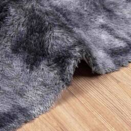 Berkfield Home Shaggy Rug High Pile NAVARRA Dark Grey 240x340 cm Polyester - Size: Medium - thumbnail 5