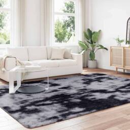 Berkfield Home Shaggy Rug High Pile NAVARRA Dark Grey 240x340 cm Polyester - Size: Medium - thumbnail 3