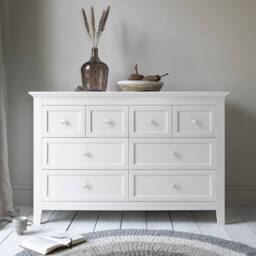 Nöa and Nani Torsby Chest of Drawers 8 Drawer in White - thumbnail 2