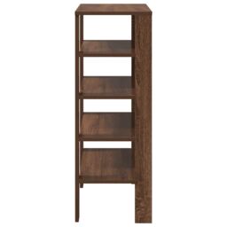 Berkfield Home Shoe Rack Brown Oak 61x32x87.5 cm Engineered Wood - thumbnail 5