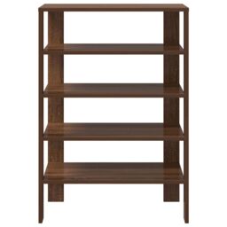 Berkfield Home Shoe Rack Brown Oak 61x32x87.5 cm Engineered Wood - thumbnail 4