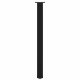 Berkfield Home Coffee Table Legs 4 pcs Black 110-112 cm Steel - thumbnail 6