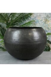 KDMD Graphite Hampstead Planter Large in Black - thumbnail 1
