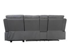 DS Living Sorento Recline Left Hand Corner 3 Seater Fabric Sofa in Grey - thumbnail 5